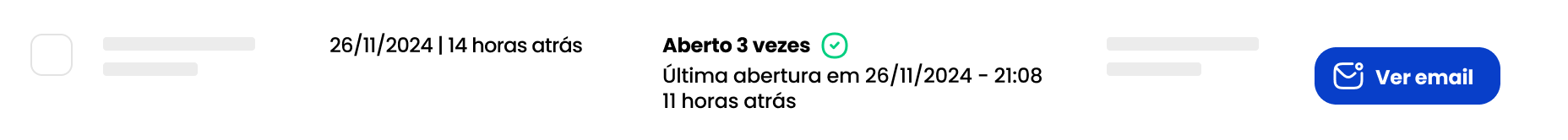 E-mail de orçamento aberto 3 vezes